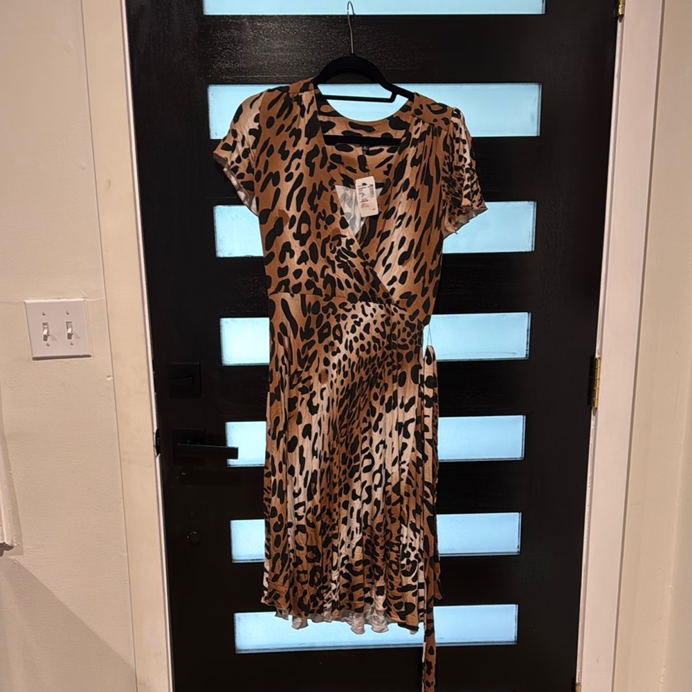 Saks Fifth Avenue Animal Print Dress